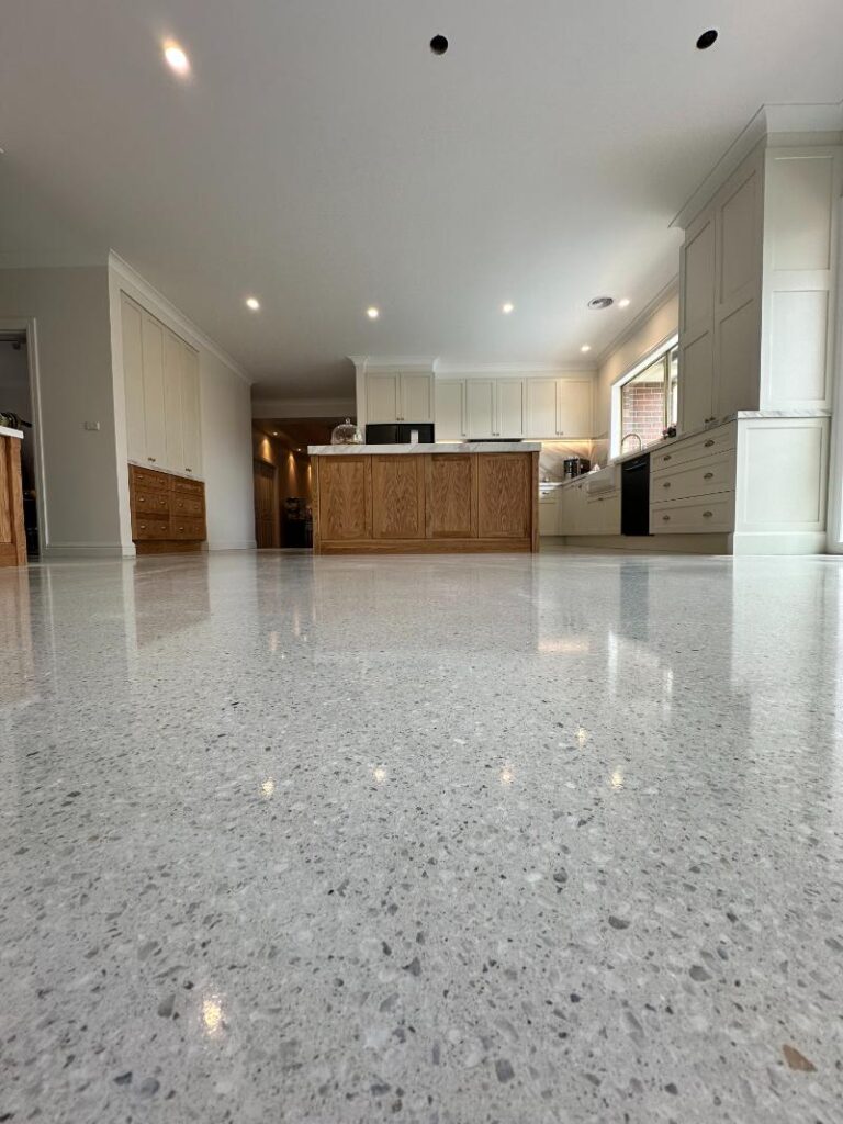 Terrazzo floor