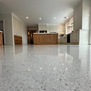 Terrazzo floor